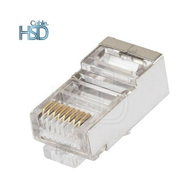 Ideal Cat5e Cable Rj45 Connector Ethernet Utp Ftp Stp Male Network Outdoor Rj-45 Connectors For Cat5e Cable Connector